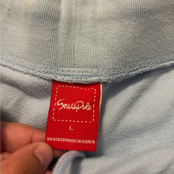 Y2K south pole velvet shorts women’s size large - Picture 3 of 6